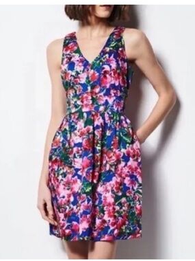 Milly for Design Nation women’s floral fit & flare mini dress